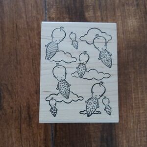 👶NEW👶Babies & Clouds Rubber Stamp